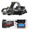 Crossover nuevo XHP360 multi fuente de luz 2*XHP50 sensor de luz frontal 30W luz frontal láser blanco 1 sección 26650 luz frontal Item Picture